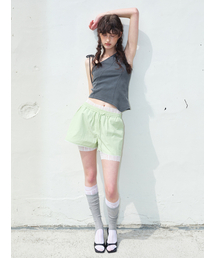 One-Shoulder Strap Top Charcoal