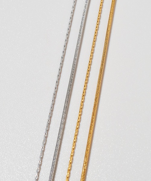 GOLDY（ゴールディ）の「【金属アレルギー軽減】スネーク チェーン & ウォーター パール レイヤード ステンレス ネックレス（ネックレス・レディース・ゴールド/シルバー・FREE）」の15枚目の写真