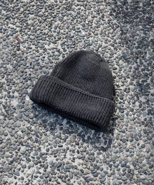 LEUCHTFEUER（ロイフトフォイヤー）の「[LEUCHTFEUER] JUIST / ニットキャップ（ニットキャップ/ビーニー・メンズ・ライトブルー/ブラック/キナリ/ネイビー/ダークグレー・FREE）」の4枚目の写真