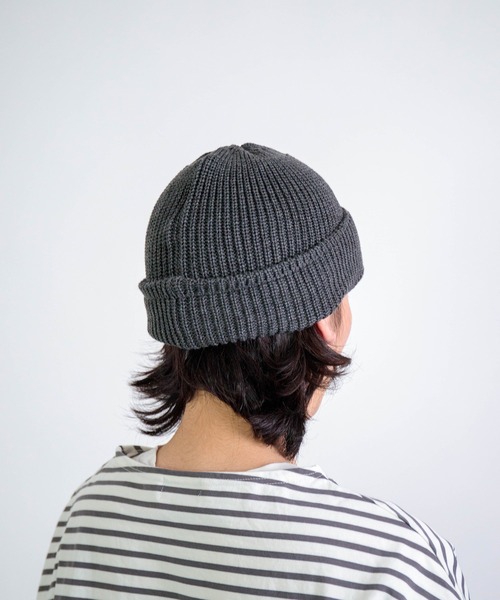 LEUCHTFEUER（ロイフトフォイヤー）の「[LEUCHTFEUER] JUIST / ニットキャップ（ニットキャップ/ビーニー・メンズ・ライトブルー/ブラック/キナリ/ネイビー/ダークグレー・FREE）」の13枚目の写真