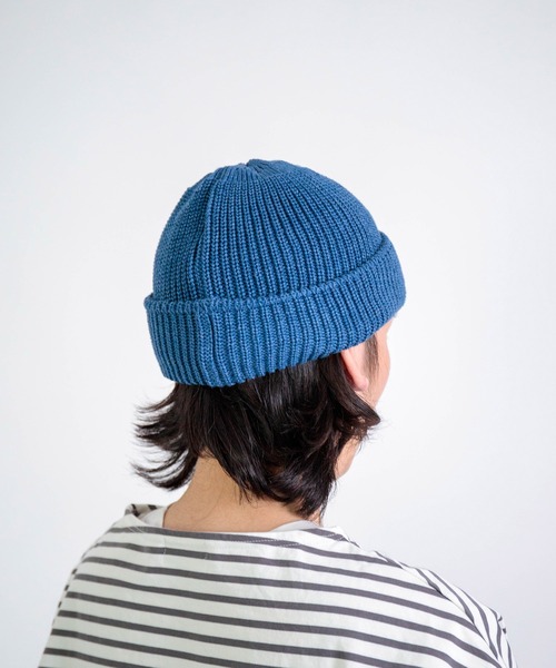 LEUCHTFEUER（ロイフトフォイヤー）の「[LEUCHTFEUER] JUIST / ニットキャップ（ニットキャップ/ビーニー・メンズ・ライトブルー/ブラック/キナリ/ネイビー/ダークグレー・FREE）」の6枚目の写真