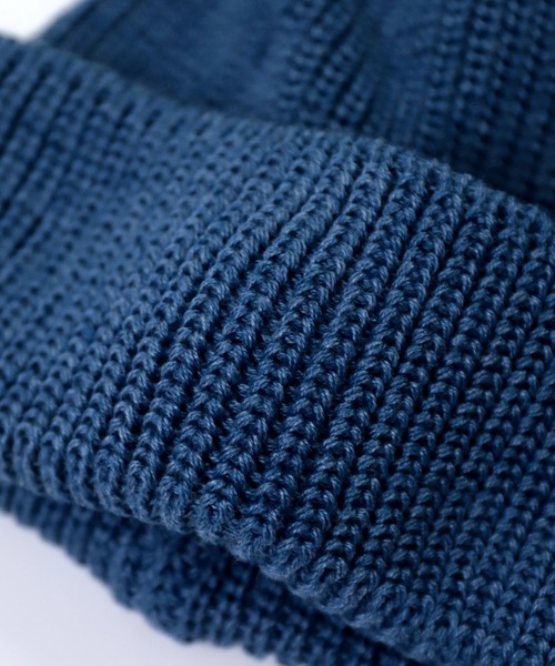 LEUCHTFEUER（ロイフトフォイヤー）の「[LEUCHTFEUER] JUIST / ニットキャップ（ニットキャップ/ビーニー・メンズ・ライトブルー/ブラック/キナリ/ネイビー/ダークグレー・FREE）」の8枚目の写真