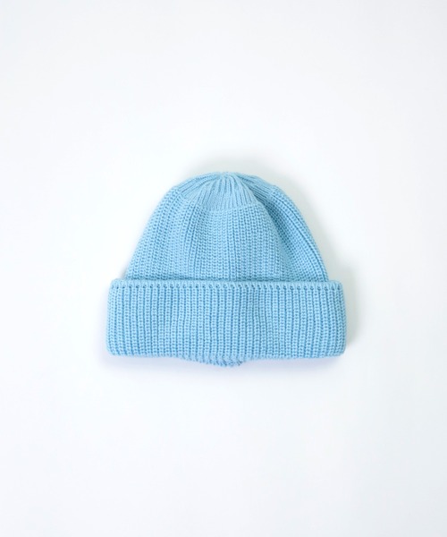 LEUCHTFEUER（ロイフトフォイヤー）の「[LEUCHTFEUER] JUIST / ニットキャップ（ニットキャップ/ビーニー・メンズ・ライトブルー/ブラック/キナリ/ネイビー/ダークグレー・FREE）」の11枚目の写真