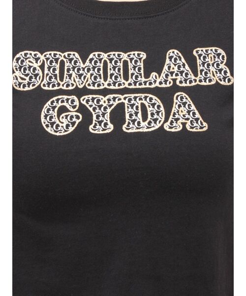 GYDA(ジェイダ)の「SIMILAR GYDAショートTシャツ(Tシャツ/カットソー・レディース・オフホワイト/ブラック・FREE)」の20枚目の写真