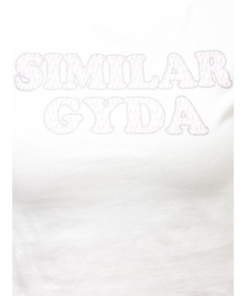 GYDA(ジェイダ)の「SIMILAR GYDAショートTシャツ(Tシャツ/カットソー・レディース・オフホワイト/ブラック・FREE)」の21枚目の写真
