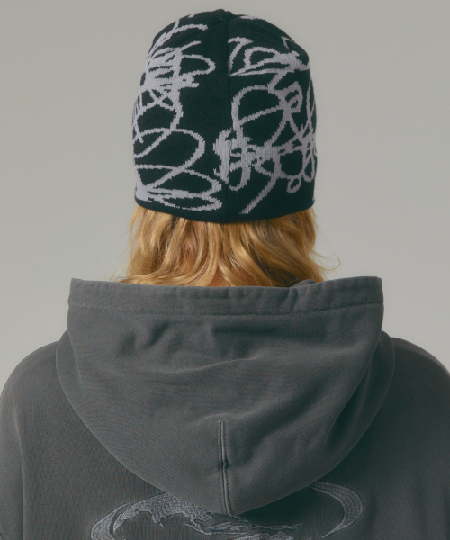 LMCの「FLOWER UNCUFFED BEANIE gray（ニットキャップ/ビーニー・レディース・その他・ONE SIZE）」の4枚目の写真