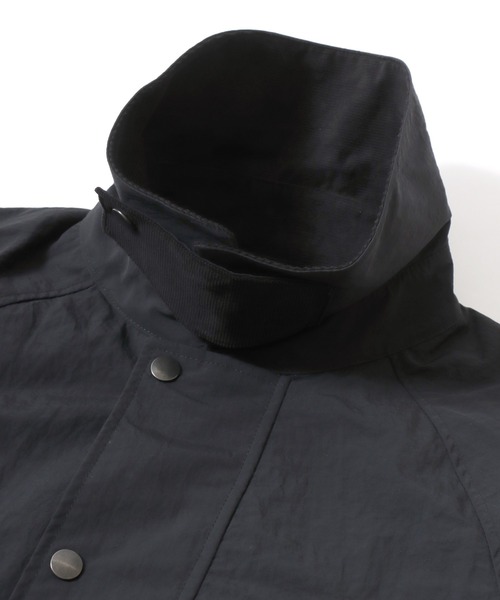 BEVERLY HILLS POLO CLUB(ビバリーヒルズポロクラブ)の「BEVERLY HILLS POLO CLUB/ビバリーヒルズポロクラブ Hunting Jacket/オーバーサイズ ナイロン 襟コーデュロイ ショート丈 ハンティングジャケット/ブルゾン/レディース メンズ(ブルゾン・レディース・サックスブルー/ブラック/グリーン/オリーブ・L/LL/M)」の18枚目の写真