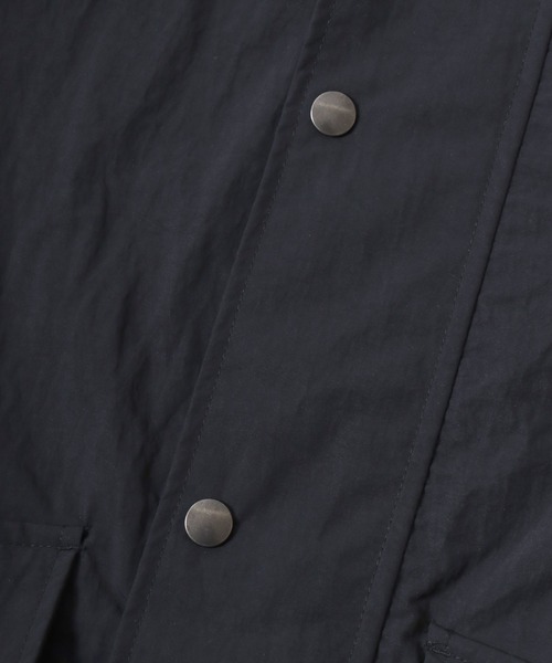 BEVERLY HILLS POLO CLUB(ビバリーヒルズポロクラブ)の「BEVERLY HILLS POLO CLUB/ビバリーヒルズポロクラブ Hunting Jacket/オーバーサイズ ナイロン 襟コーデュロイ ショート丈 ハンティングジャケット/ブルゾン/レディース メンズ(ブルゾン・レディース・サックスブルー/ブラック/グリーン/オリーブ・L/LL/M)」の20枚目の写真