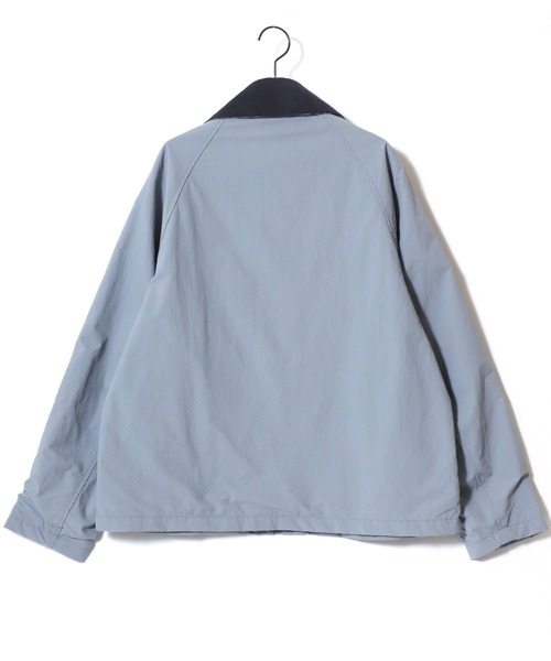 BEVERLY HILLS POLO CLUB(ビバリーヒルズポロクラブ)の「BEVERLY HILLS POLO CLUB/ビバリーヒルズポロクラブ Hunting Jacket/オーバーサイズ ナイロン 襟コーデュロイ ショート丈 ハンティングジャケット/ブルゾン/レディース メンズ(ブルゾン・レディース・サックスブルー/ブラック/グリーン/オリーブ・L/LL/M)」の16枚目の写真