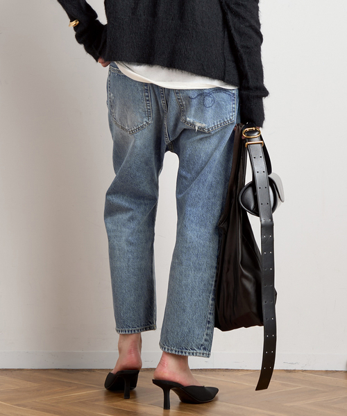 R13（アールサーティーン）の「*【R13/アールサーティーン】TAILORED DROP DENIM（デニムパンツ・レディース・ブルー・28/27/26）」の3枚目の写真