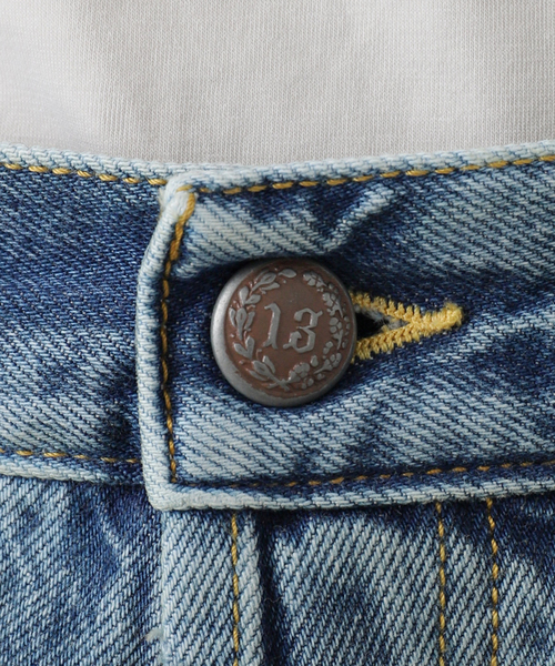 R13（アールサーティーン）の「*【R13/アールサーティーン】TAILORED DROP DENIM（デニムパンツ・レディース・ブルー・28/27/26）」の12枚目の写真