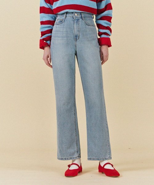 HAINT(ヘイント)の「プライドストレートデニムパンツ(デニムパンツ・レディース・その他・L)」の1枚目の写真