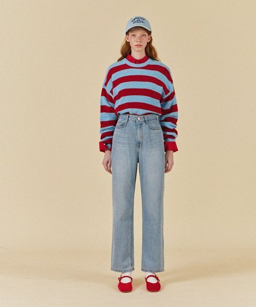 HAINT(ヘイント)の「プライドストレートデニムパンツ(デニムパンツ・レディース・その他・L)」の4枚目の写真