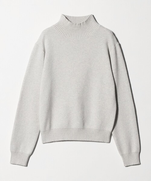 A DAY IN THE LIFE UNITED ARROWS(アデイインザライフユナイテッドアローズ)の「コットンカシミヤ スムース ハイネックニット2 <A DAY IN THE LIFE>(ニット/セーター・レディース・ロイヤルブルー/ブラック/ナチュラル・FREE)」の2枚目の写真