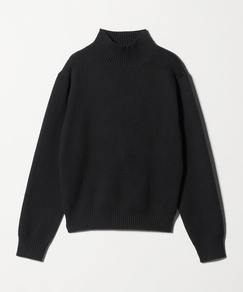 A DAY IN THE LIFE UNITED ARROWS(アデイインザライフユナイテッドアローズ)の「コットンカシミヤ スムース ハイネックニット2 <A DAY IN THE LIFE>(ニット/セーター・レディース・ロイヤルブルー/ブラック/ナチュラル・FREE)」の1枚目の写真