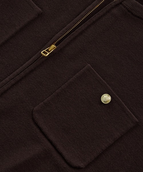 ROPE' PICNIC（ロペピクニック）の「ミラノリブダブルジップニットカーディガン（カーディガン/ボレロ・レディース・ブラック/クリーム/オフホワイト/ダークブラウン・FREE）」の13枚目の写真