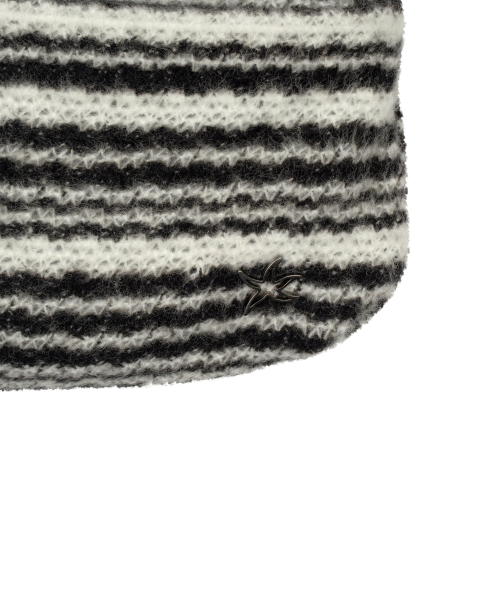 THECOLDESTMOMENT（ザコールデストモーメント）の「TCM stripe knit mini bag (black)（メッセンジャーバッグ・レディース・その他・ONE SIZE）」の4枚目の写真