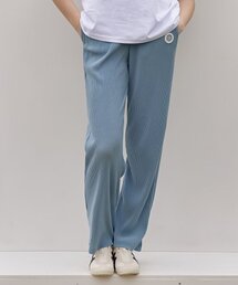 MACKY（マッキー）の「プリーツスリットロングパンツスカイブルー（その他パンツ）」