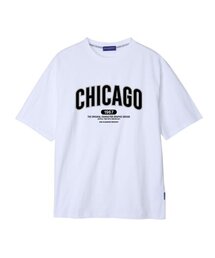 OHP x DREAMDAY シカゴレタリングセミオーバー半袖Tシャツ