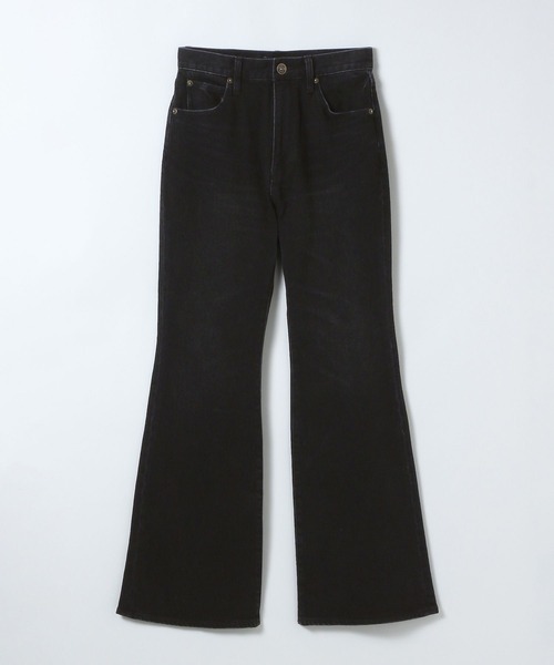 JEANASIS（ジーナシス）の「コットンフィットフレアデニム/638819（デニムパンツ・レディース・ブラック/ブルー系その他/ライトブルー・SMALL/MEDIUM）」の2枚目の写真