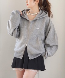 tiptop（ティップトップ）の「ダンボール袖切り替えプレート付きパーカー（パーカー）」