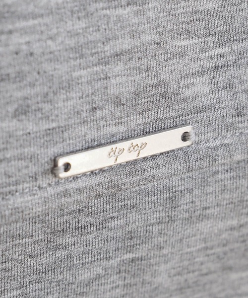 tiptop（ティップトップ）の「ダンボール袖切り替えプレート付きパーカー（パーカー・レディース・ブラック系その他/グレー・FREE）」の22枚目の写真