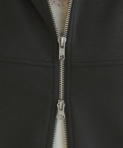 tiptop（ティップトップ）の「ダンボール袖切り替えプレート付きパーカー（パーカー・レディース・ブラック系その他/グレー・FREE）」の6枚目の写真