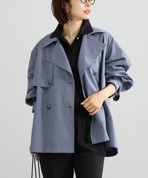 IENA | 《新色あり/WEB限定/追加4》ポプリンオーバーショートコート(トレンチコート)