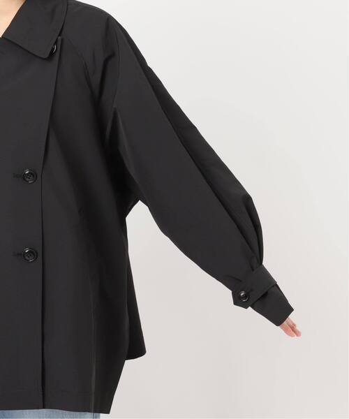 IENA オーバーショートコート　半額以下　37500円 新色あり/追加4/洗濯機洗い可》ポプリンオーバーショートコート