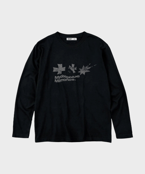 mydeepbluememories（マイディープブルーメモリーズ）の「SYMBOL GRAPHIC LONG SLEEVE(NAVY)（Tシャツ/カットソー・レディース・ネイビー・LARGE/SMALL）」の4枚目の写真