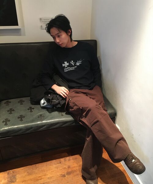 mydeepbluememories（マイディープブルーメモリーズ）の「SYMBOL GRAPHIC LONG SLEEVE(NAVY)（Tシャツ/カットソー・レディース・ネイビー・LARGE/SMALL）」の9枚目の写真