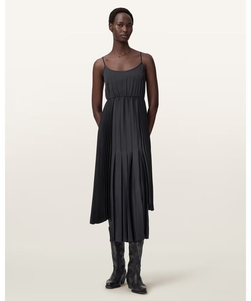 ALLSAINTS(オールセインツ)の「LUCILLE 2-IN-1 DRESS | LUCILLE 2-IN-1 ドレス・ワンピース(ワンピース・レディース・ブルー系その他・L/M/S/XS)」の5枚目の写真
