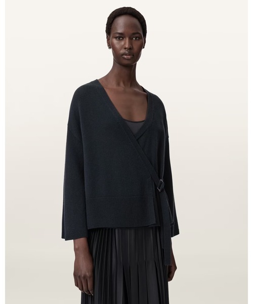 ALLSAINTS(オールセインツ)の「LUCILLE 2-IN-1 DRESS | LUCILLE 2-IN-1 ドレス・ワンピース(ワンピース・レディース・ブルー系その他・L/M/S/XS)」の7枚目の写真