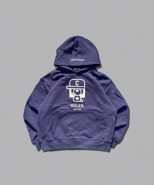 Boxy ruler vivid hoodie（パーカー）｜centimeter（センチメーター
