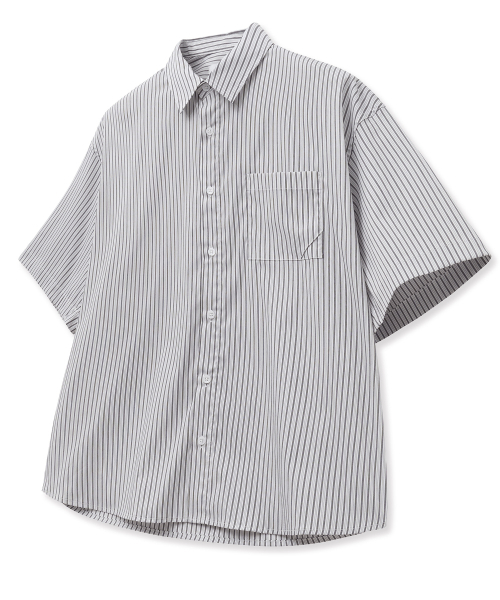 ROTEMBER（ローテンバー）の「マルチレールクロップストライプハーフシャツ[ホワイト]（シャツ/ブラウス・メンズ・その他・SMALL/MEDIUM/LARGE/X-LARGE）」の8枚目の写真