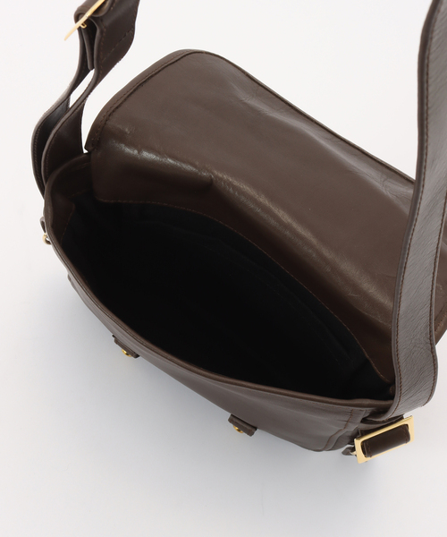 FRAMeWORK(フレームワーク)の「CCU/シーシーユー flap shoulder バッグ s(クラッチバッグ・レディース・ブラウン・FREE)」の6枚目の写真