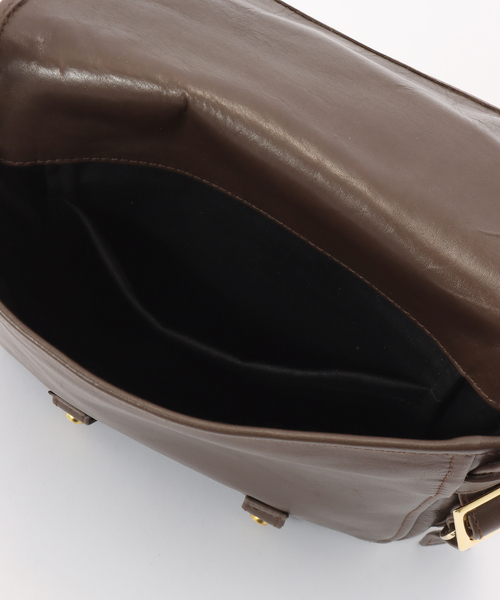 FRAMeWORK(フレームワーク)の「CCU/シーシーユー flap shoulder バッグ s(クラッチバッグ・レディース・ブラウン・FREE)」の8枚目の写真