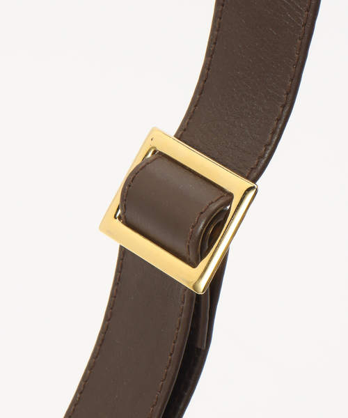 FRAMeWORK(フレームワーク)の「CCU/シーシーユー flap shoulder バッグ s(クラッチバッグ・レディース・ブラウン・FREE)」の9枚目の写真