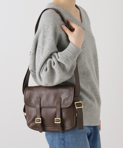 FRAMeWORK(フレームワーク)の「CCU/シーシーユー flap shoulder バッグ s(クラッチバッグ・レディース・ブラウン・FREE)」の12枚目の写真