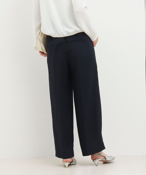 MICO COULIER（ミコクリエ）の「《セットアップ対応》【UVカット・接触冷感】ライトツイルセミワイドパンツ（その他パンツ・レディース・ネイビー/ブラウン/ベージュ・36/38）」の20枚目の写真