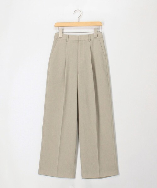 MICO COULIER（ミコクリエ）の「《セットアップ対応》【UVカット・接触冷感】ライトツイルセミワイドパンツ（その他パンツ・レディース・ネイビー/ブラウン/ベージュ・36/38）」の6枚目の写真