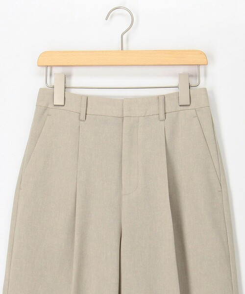 MICO COULIER（ミコクリエ）の「《セットアップ対応》【UVカット・接触冷感】ライトツイルセミワイドパンツ（その他パンツ・レディース・ネイビー/ブラウン/ベージュ・36/38）」の7枚目の写真