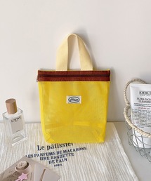 LYEON（リヨン）の「ハンドバッグ型メッシュポーチ/コスメポーチ/トラベルポーチ（ポーチ）」