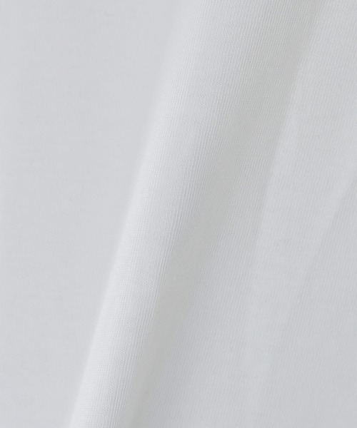 SOCCE（ソーシー）の「サイドスリットベーシックUネックコットンロングスリーブカットソー（Tシャツ/カットソー・メンズ・ホワイト/ブラック・M/S/XL/L）」の18枚目の写真