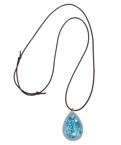 チチカカ（チチカカ）の「ドロップシェルネックレス（ネックレス・レディース・ホワイト/グリーン・FREE）」の4枚目の写真