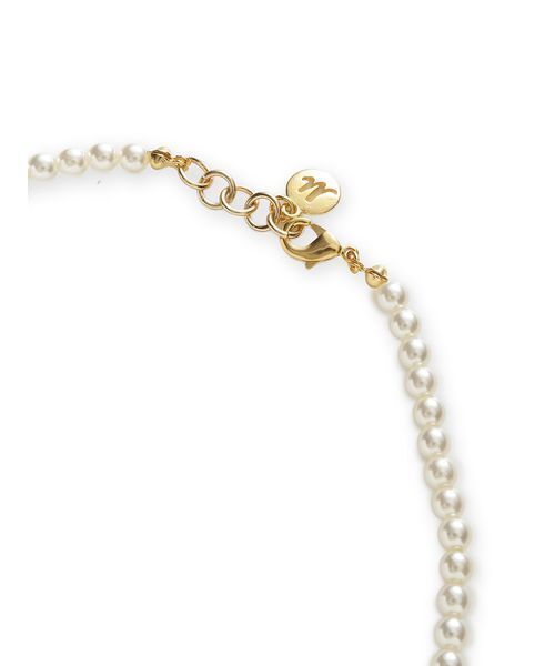 Mila Owen(ミラオーウェン)の「パールチョーカーネックレス(ネックレス・レディース・ホワイト/シルバー・F)」の5枚目の写真