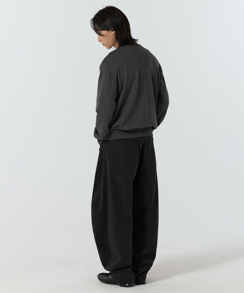 JUAN HOMME(ジュアンオム)の「リファインドVネックニット(チャコール)(ニット/セーター・メンズ・その他・LARGE/MEDIUM)」の3枚目の写真
