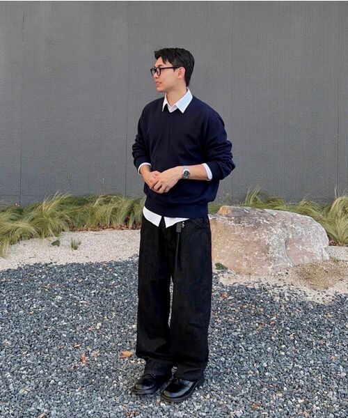 JUAN HOMME(ジュアンオム)の「リファインドVネックニット(チャコール)(ニット/セーター・メンズ・その他・LARGE/MEDIUM)」の15枚目の写真