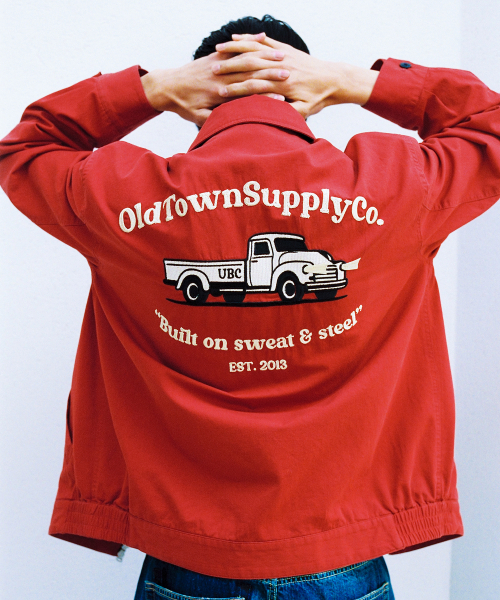 old town work jacket red（デニムジャケット）｜UNIFORM BRIDGE