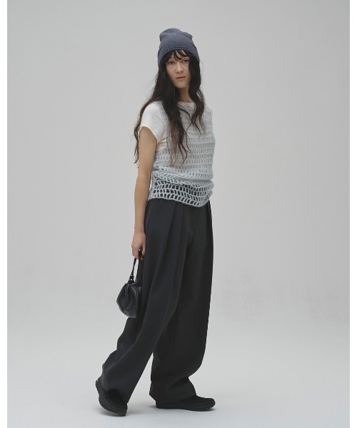 TODAYFUL(トゥデイフル)の「Soft Fraice T-shirts(Tシャツ/カットソー・レディース・スミクロ/グレー/アイボリー・FREE)」の20枚目の写真